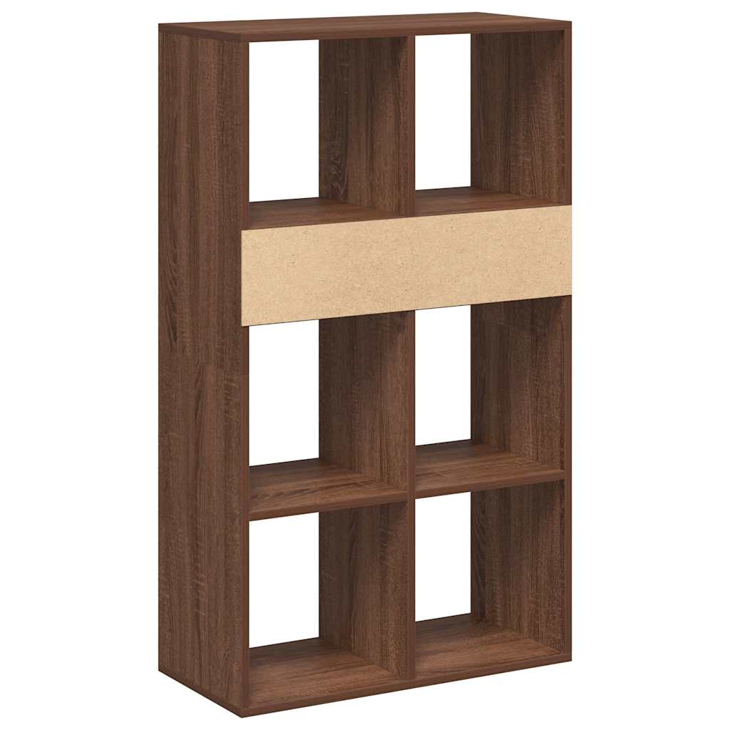 Bücherregal Braun Eichen-Optik 66x31x112 cm Holzwerkstoff