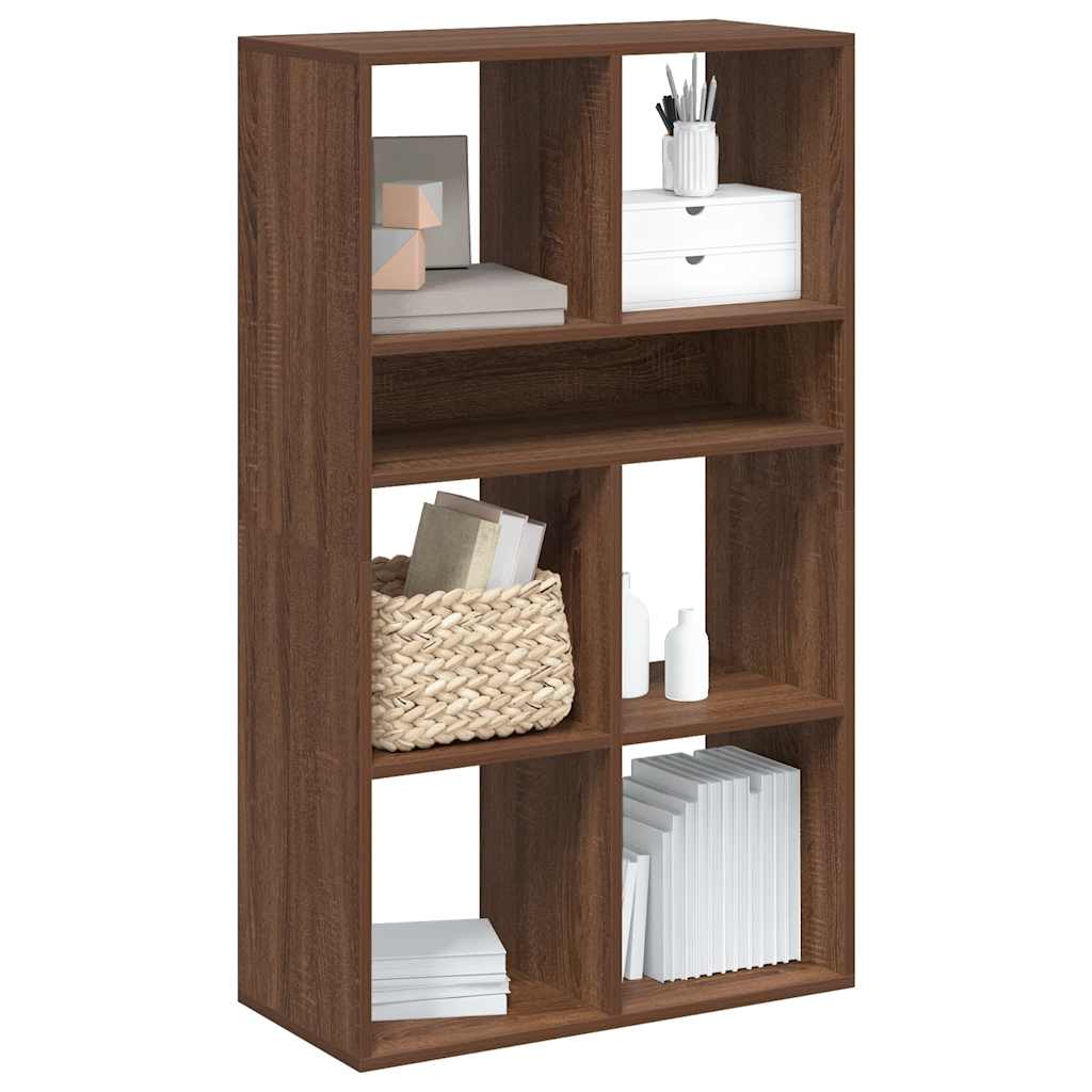 Bookshelf Brown Oak Look 66x31x112 cm Wood Material