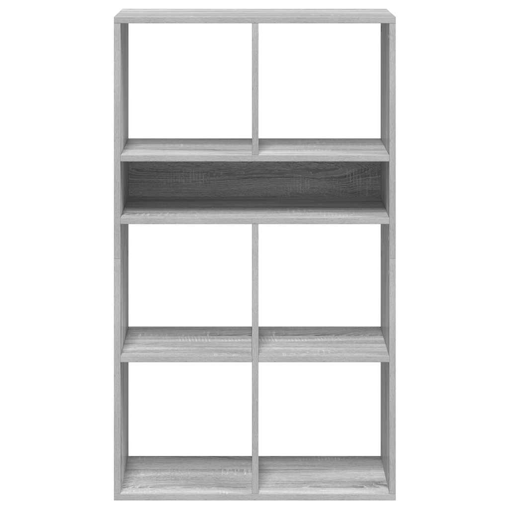 Bookshelf Gray Sonoma 66x31x112 cm Wood Material