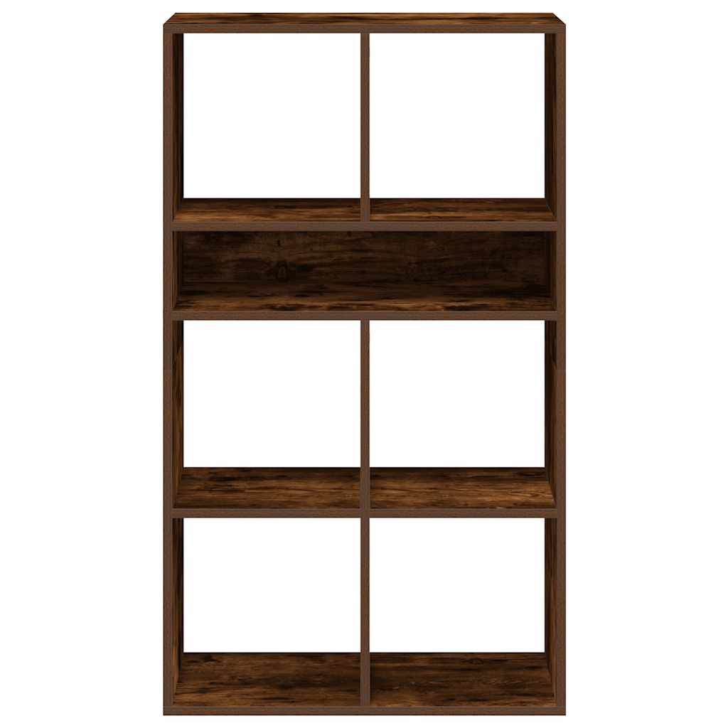 Bookshelf Smoked Oak 66x31x112 cm Wood Material