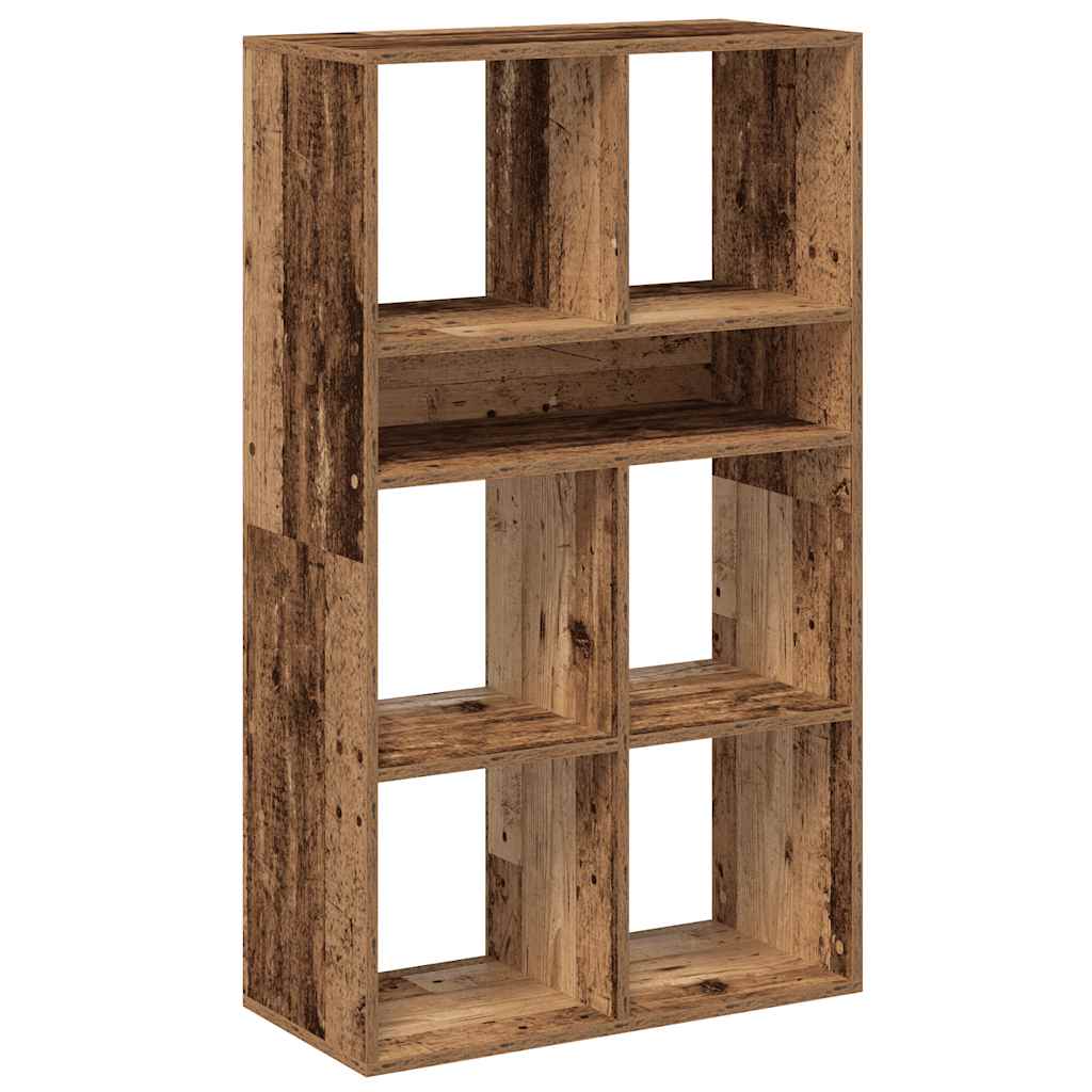 Bookshelf old wood look 66x31x112 cm wood material