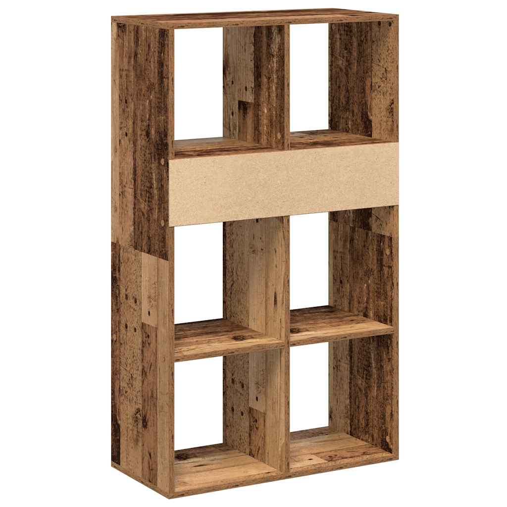 Bookshelf old wood look 66x31x112 cm wood material