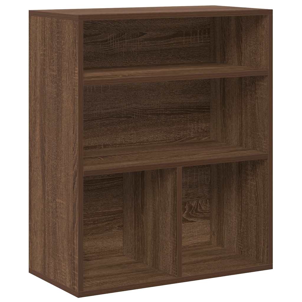 Bücherregal Braun Eichen-Optik 60x30x71,5 cm Holzwerkstoff