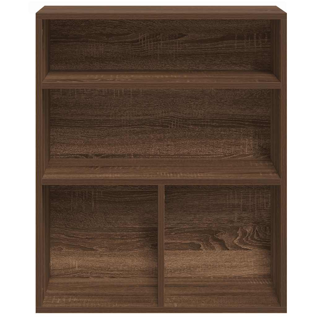 Bookshelf Brown Oak Look 60x30x71.5 cm Wood Material