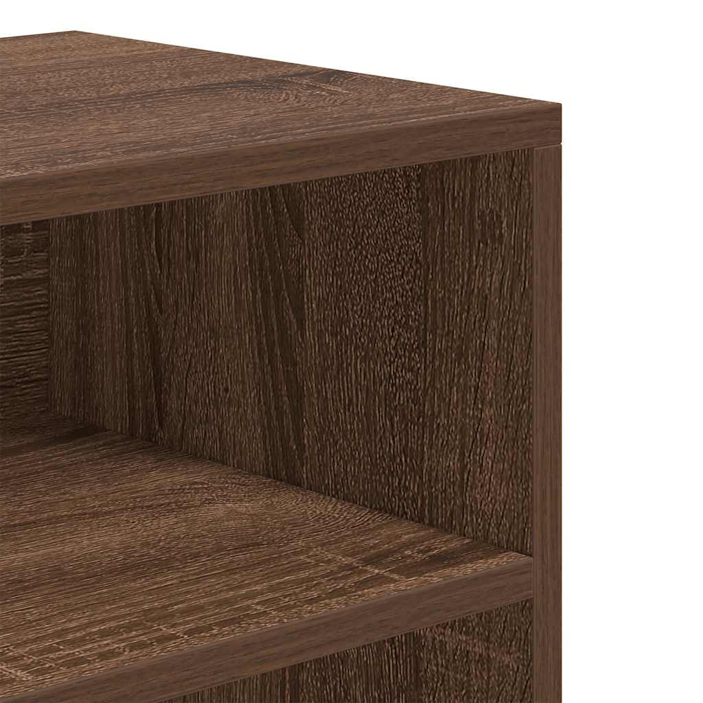 Bookshelf Brown Oak Look 60x30x71.5 cm Wood Material