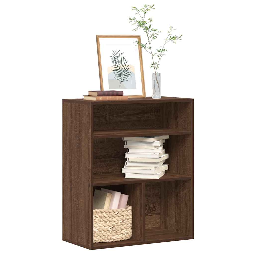 Bücherregal Braun Eichen-Optik 60x30x71,5 cm Holzwerkstoff