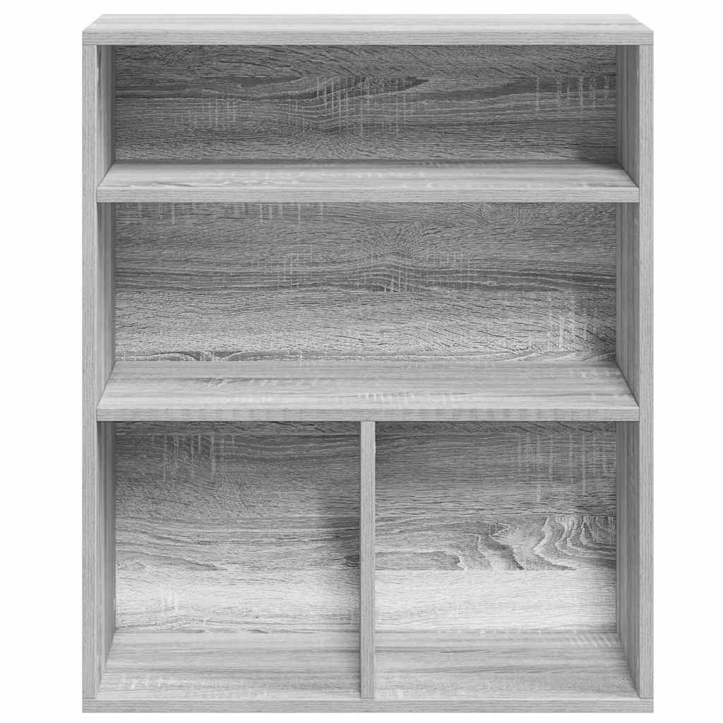 Bookshelf Gray Sonoma 60x30x71.5 cm Wood Material