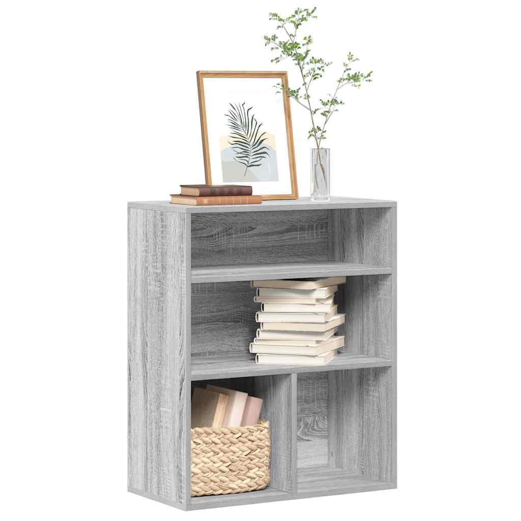 Bookshelf Gray Sonoma 60x30x71.5 cm Wood Material