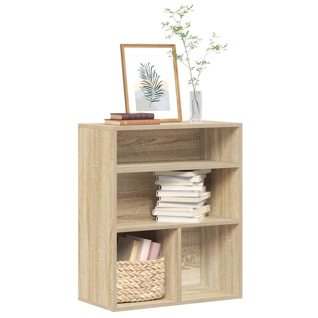 Bookshelf Sonoma Oak 60x30x71.5 cm Wood Material