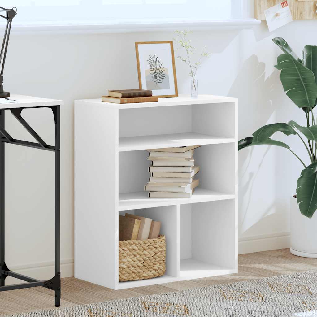 Bookshelf White 60x30x71.5 cm Wood Material