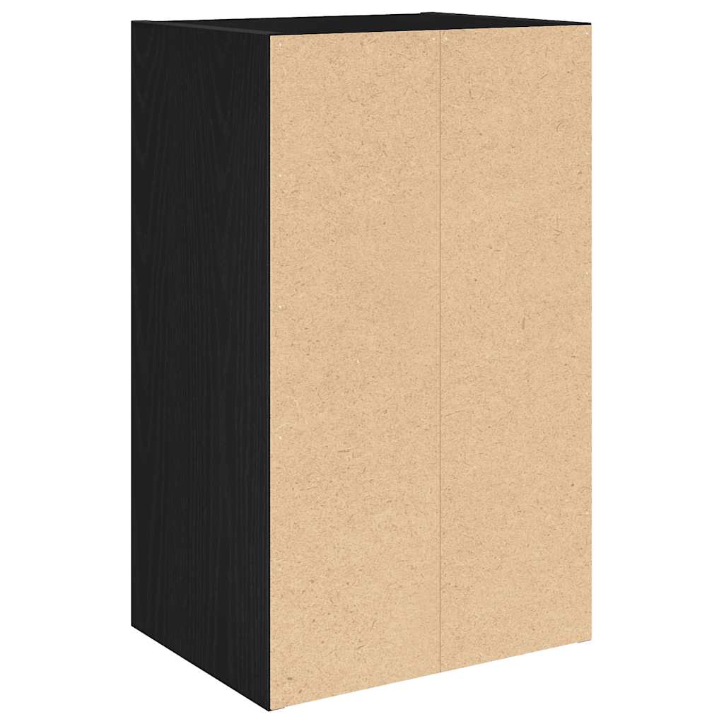 Bookshelf Black Oak Look 31x24x52 cm Wood Material