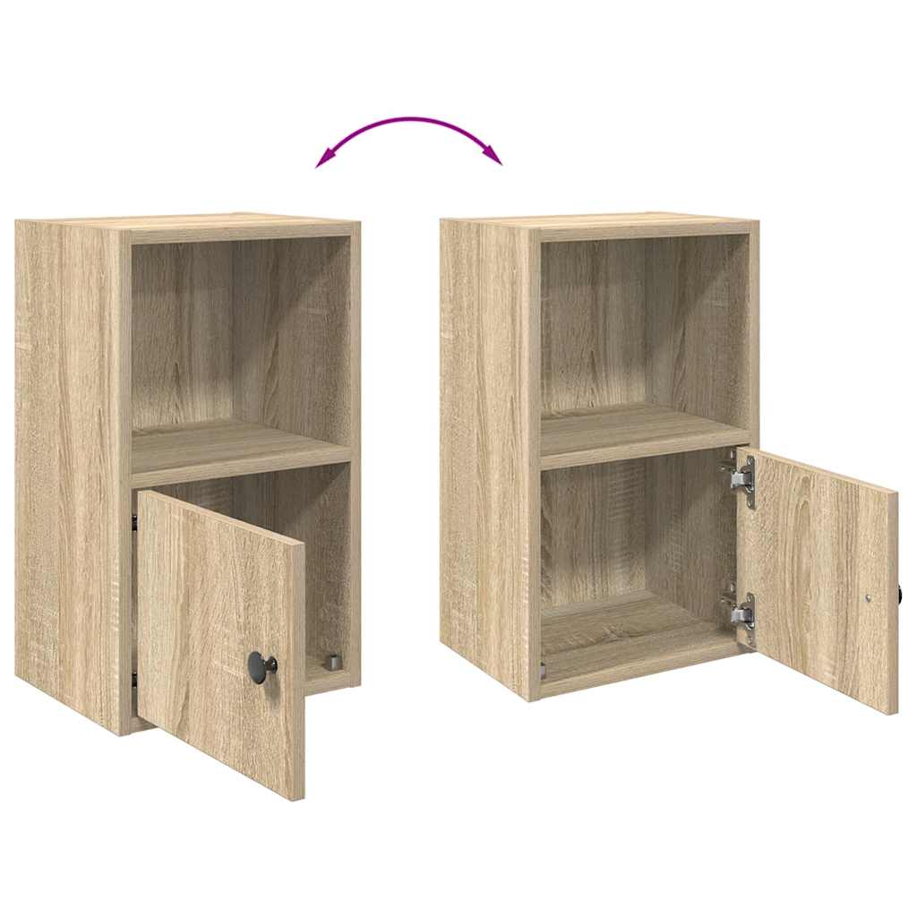 Bookshelf Sonoma Oak 31x24x52 cm Wood Material