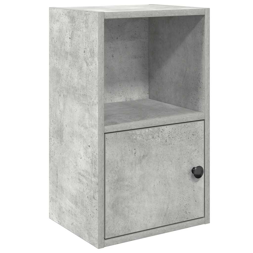 Bookshelf Concrete Grey 31x24x52 cm Wood Material