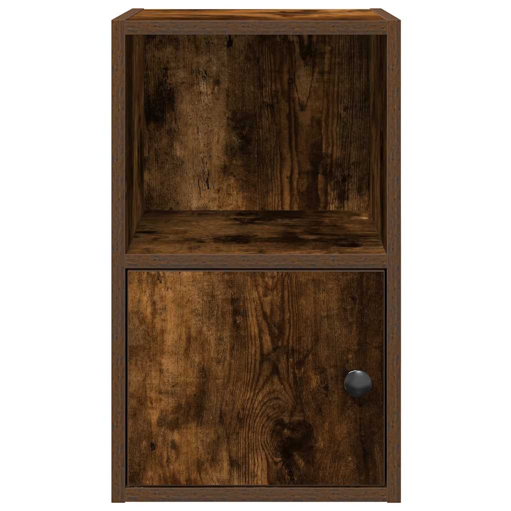 Bookshelf Smoked Oak 31x24x52 cm Wood Material