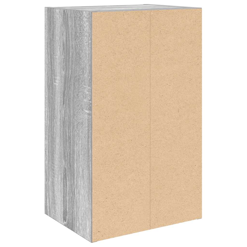 Bücherregal Grau Sonoma 31x24x52 cm Holzwerkstoff