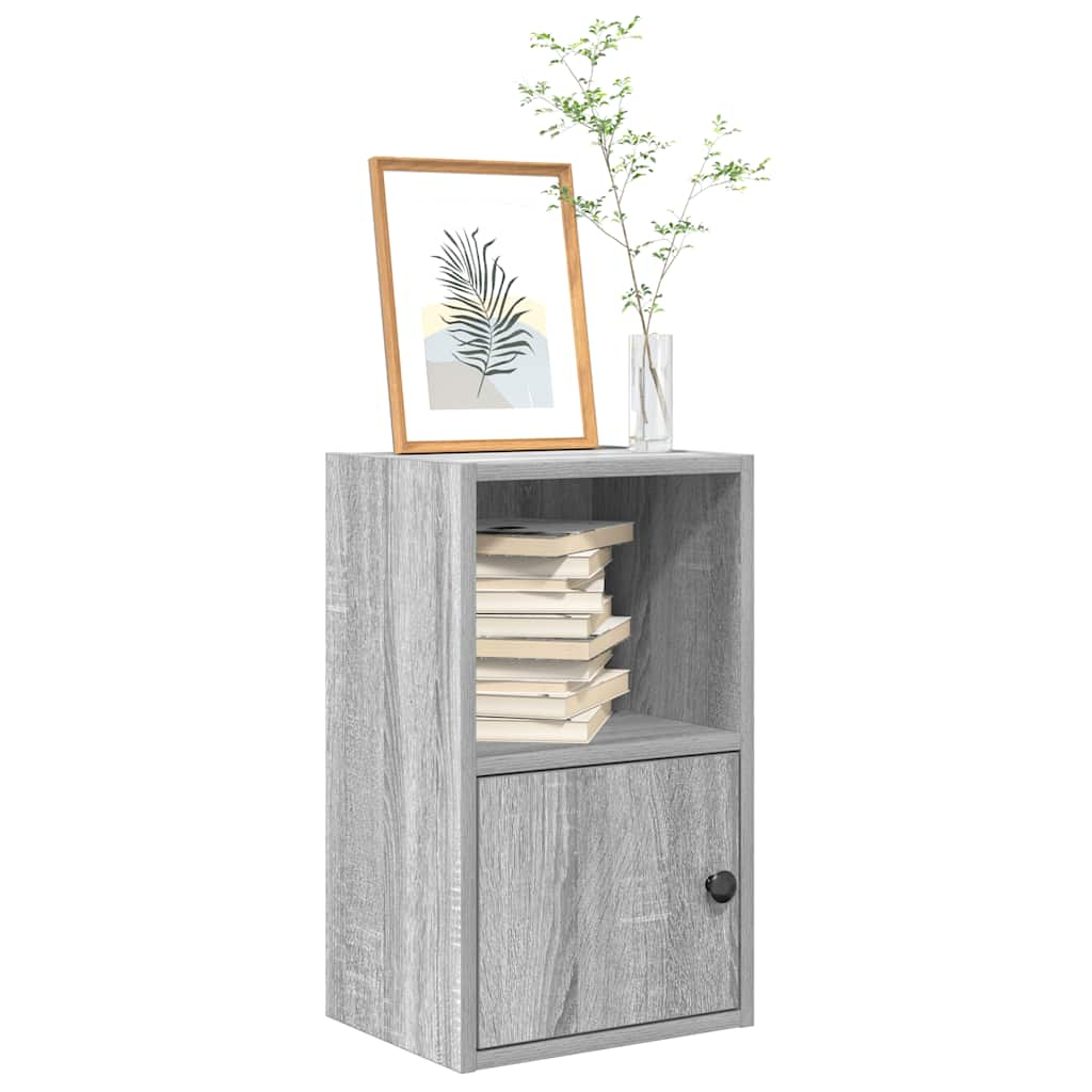 Bookshelf Gray Sonoma 31x24x52 cm Wood Material