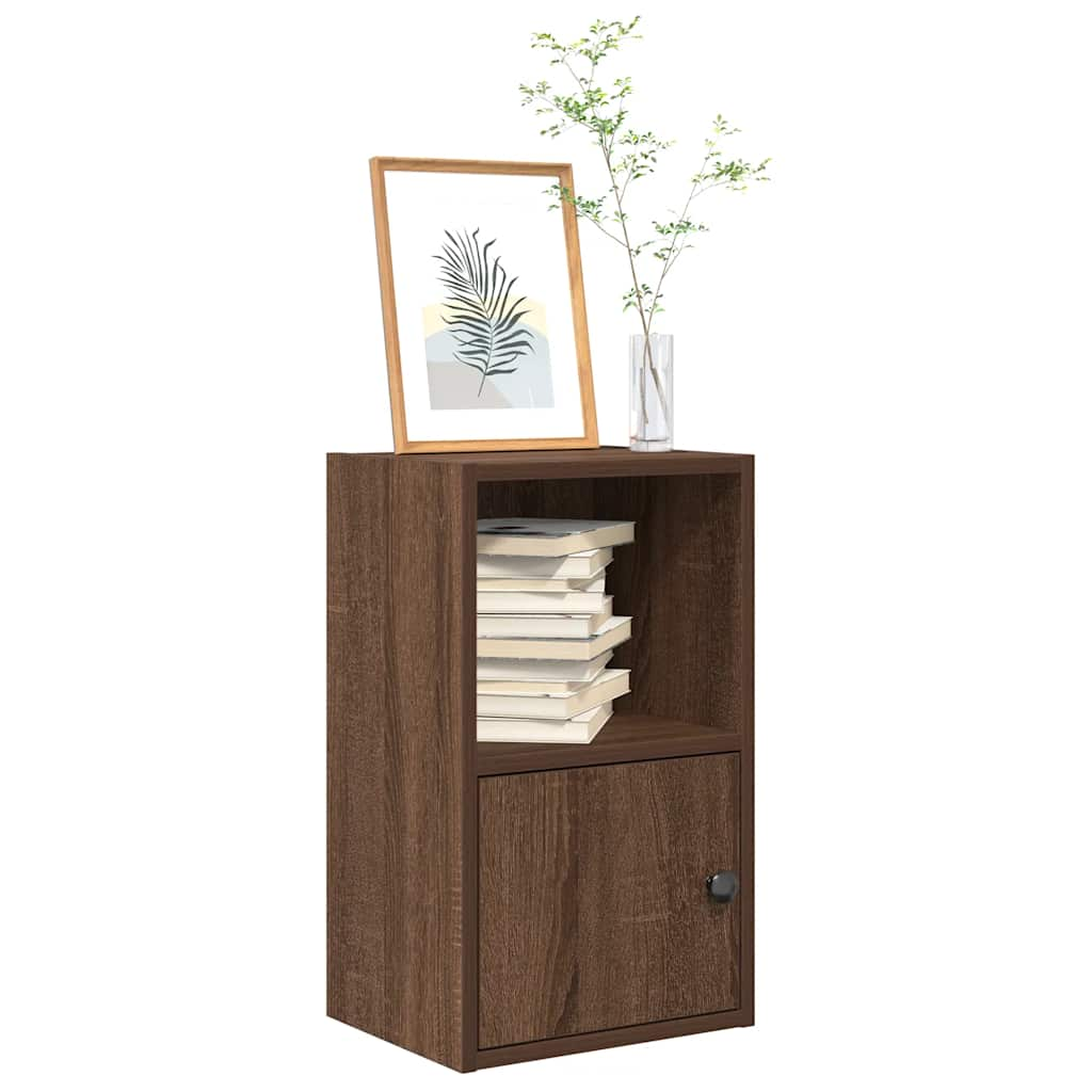 Bookshelf Brown Oak Look 31x24x52 cm Wood Material