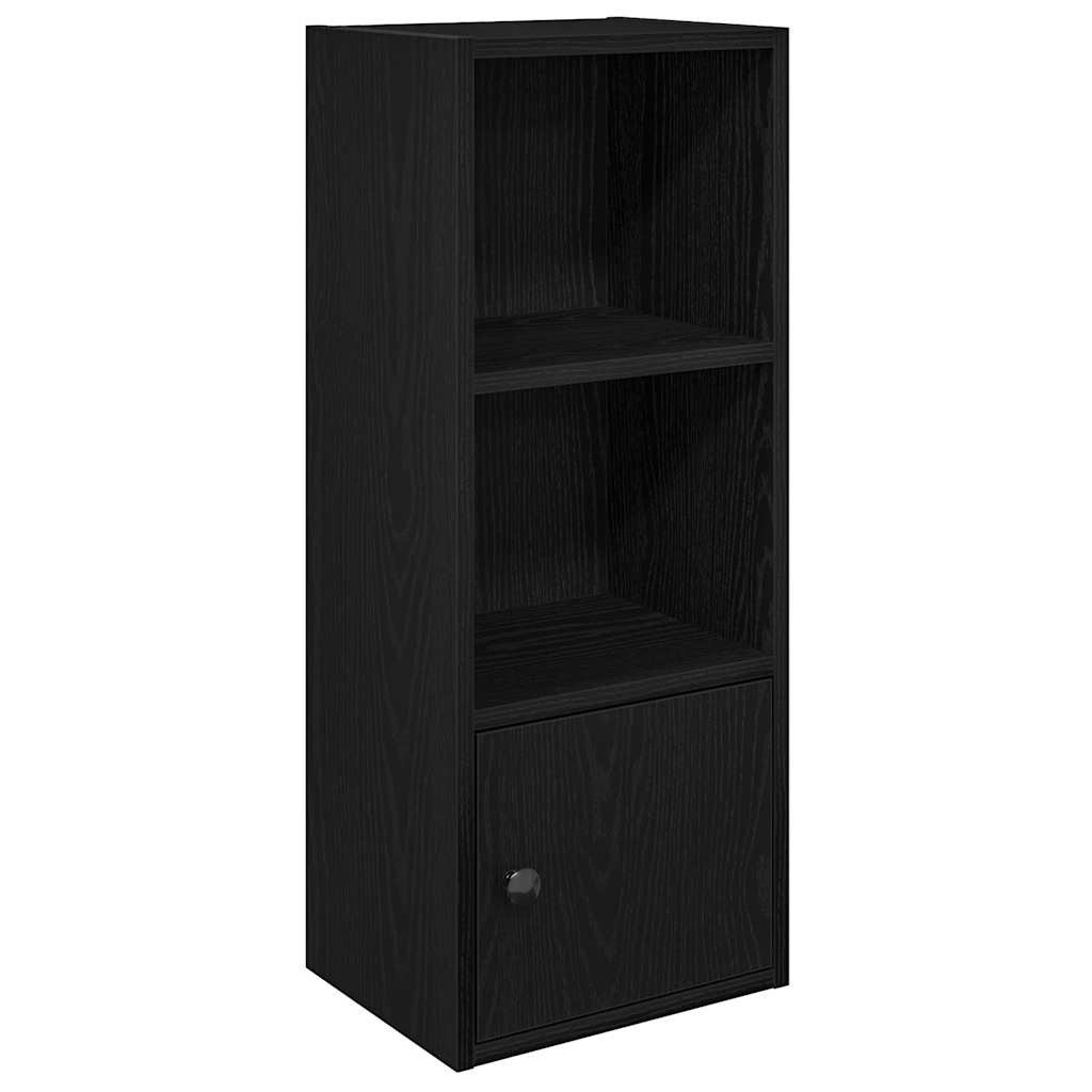 Bookshelf Black Oak Look 31x24x77 cm Wood Material