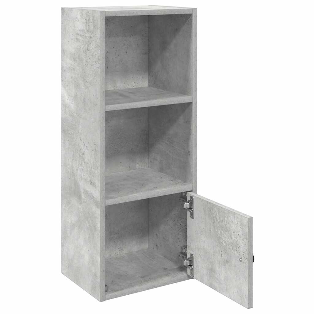 Bookshelf Concrete Grey 31x24x77 cm Wood Material