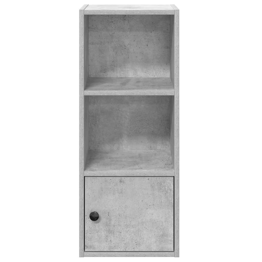 Bookshelf Concrete Grey 31x24x77 cm Wood Material