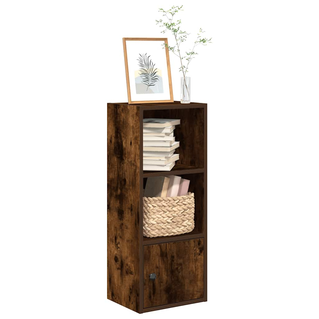 Bookshelf Smoked Oak 31x24x77 cm Wood Material