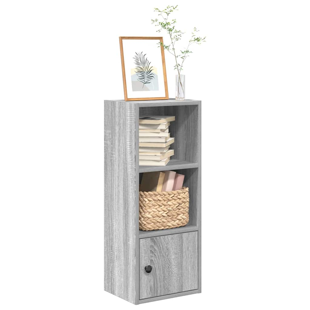 Bücherregal Grau Sonoma 31x24x77 cm Holzwerkstoff