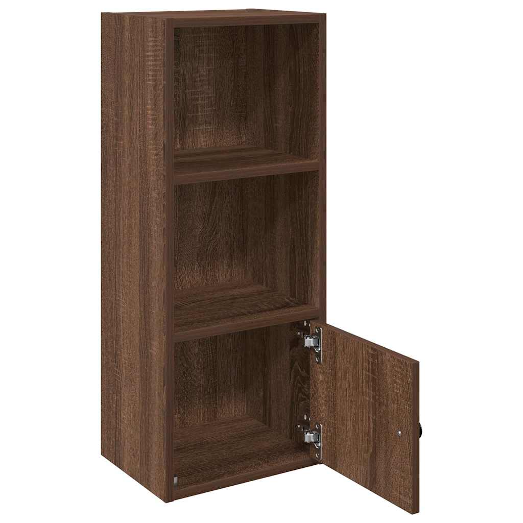 Bookshelf Brown Oak Look 31x24x77 cm Wood Material