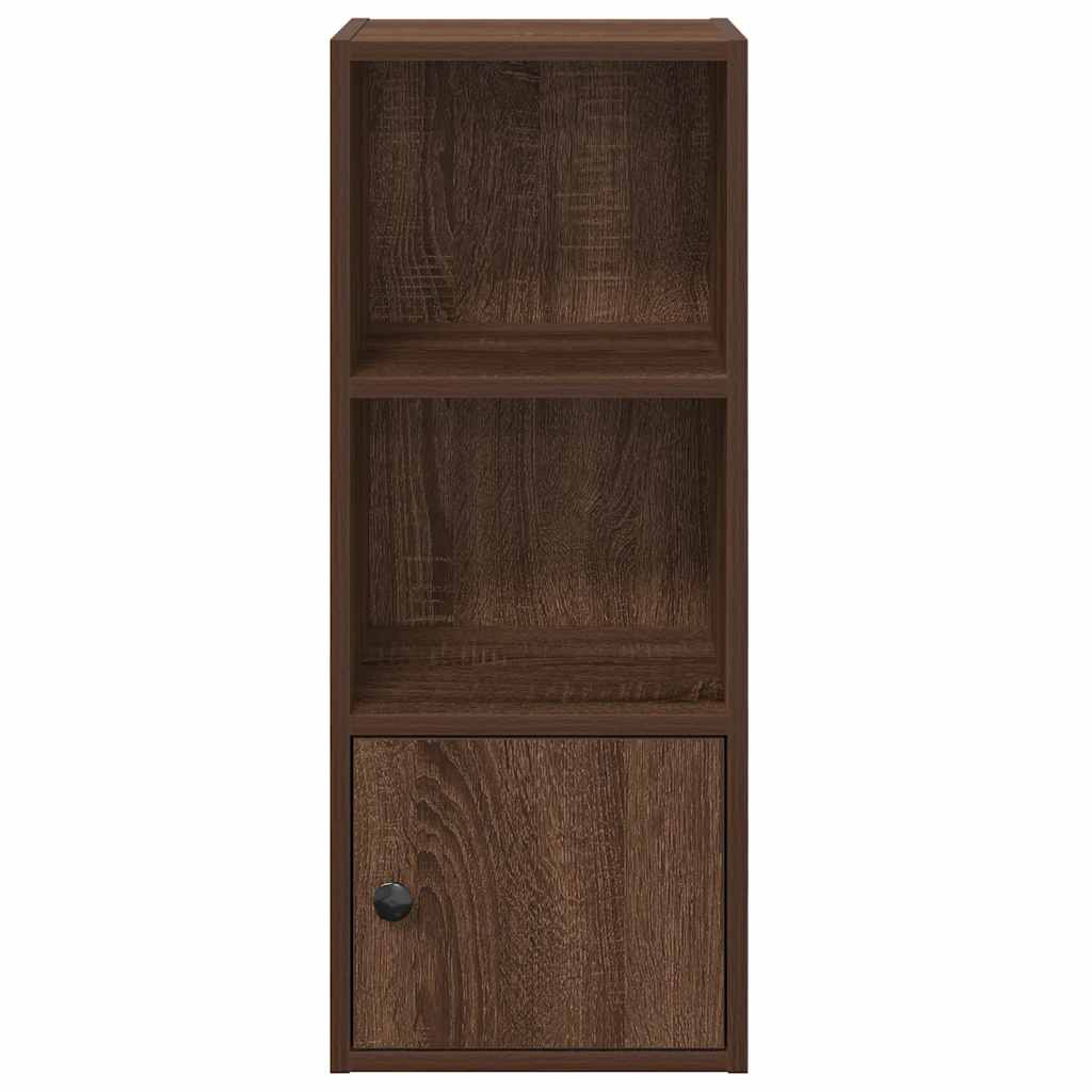 Bookshelf Brown Oak Look 31x24x77 cm Wood Material