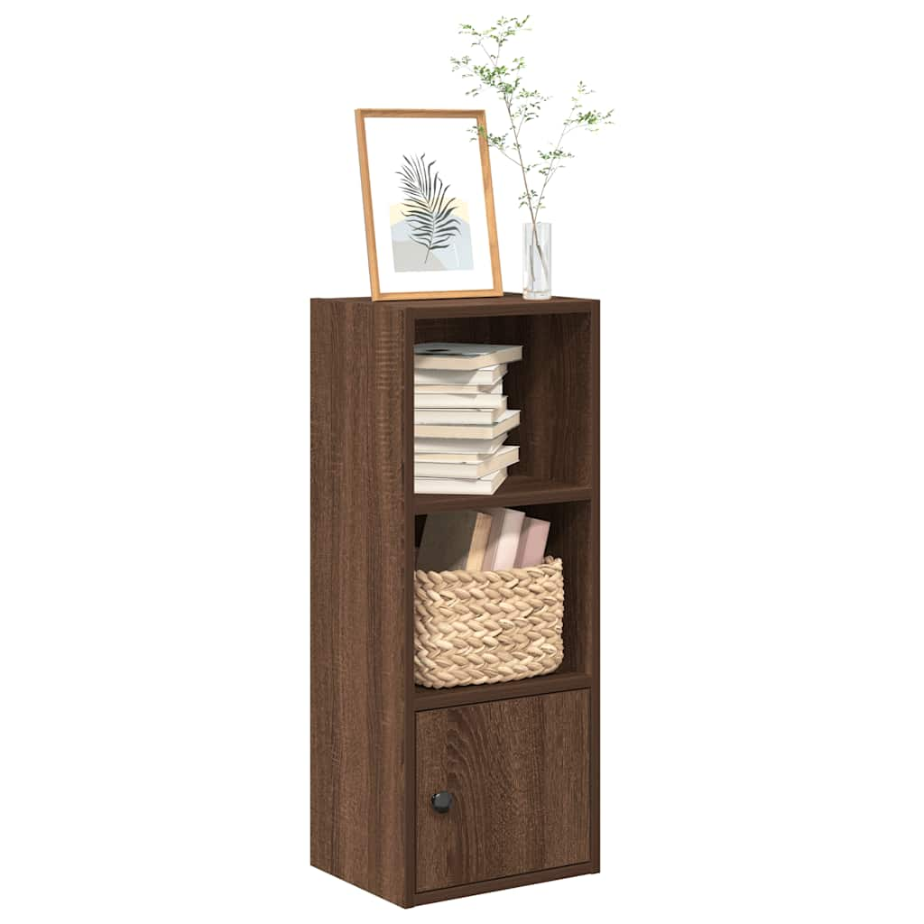 Bookshelf Brown Oak Look 31x24x77 cm Wood Material