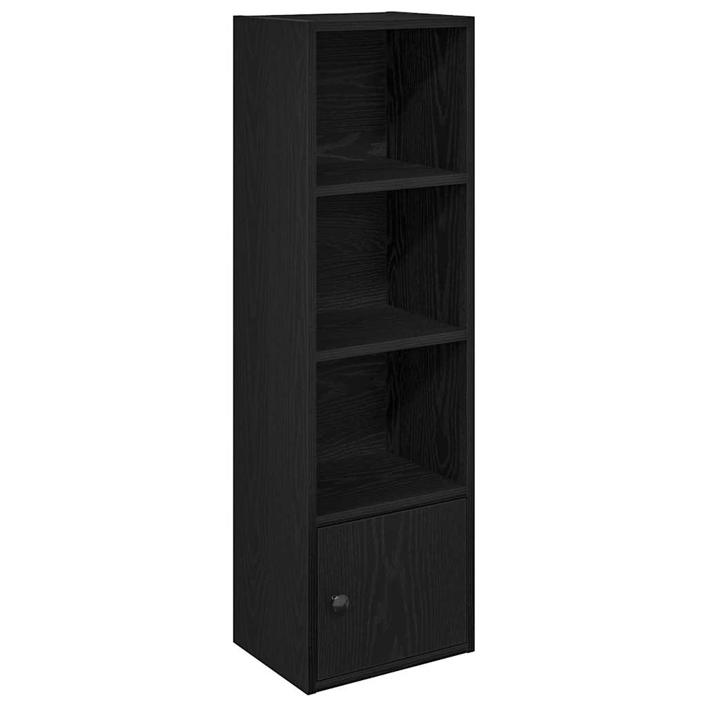 Bookshelf Black Oak Look 31x24x102 cm Wood Material