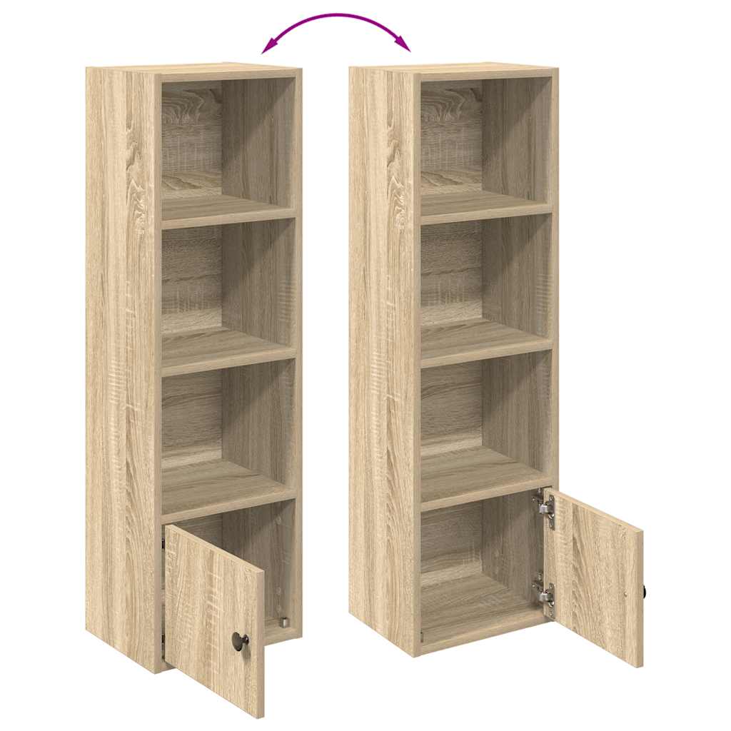 Bookshelf Sonoma Oak 31x24x102 cm Wood Material