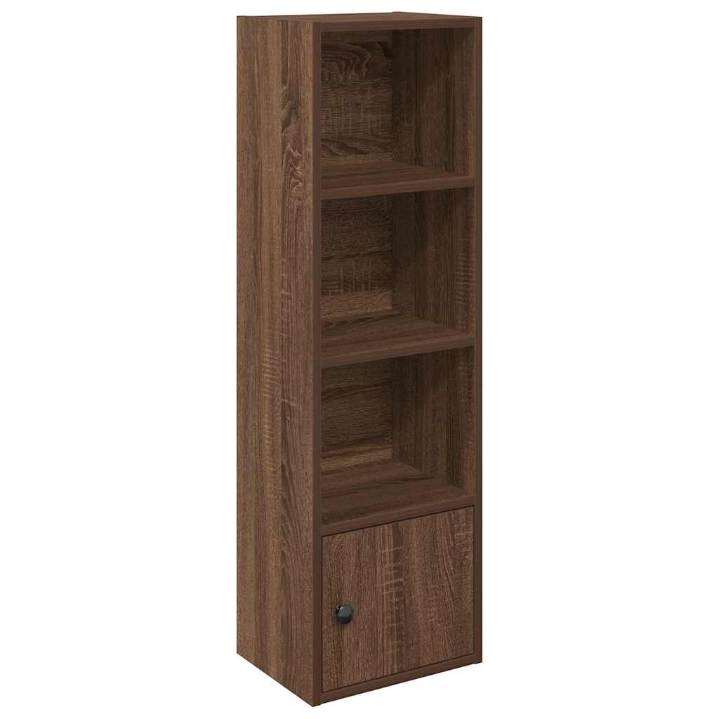 Bookshelf Brown Oak Look 31x24x102 cm Wood Material