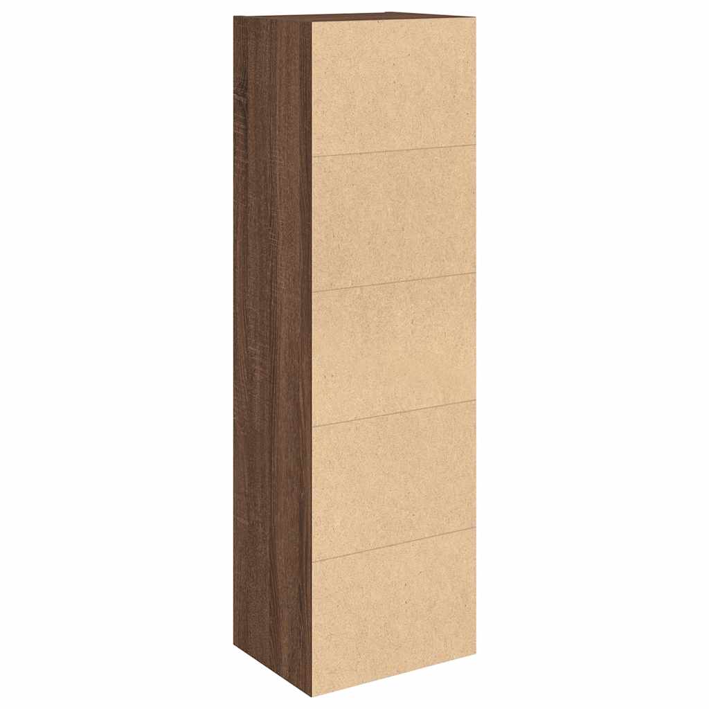 Bookshelf Brown Oak Look 31x24x102 cm Wood Material