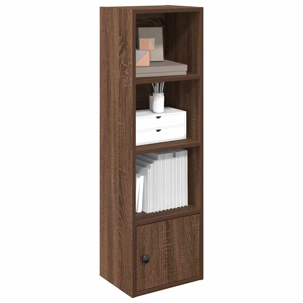 Bookshelf Brown Oak Look 31x24x102 cm Wood Material