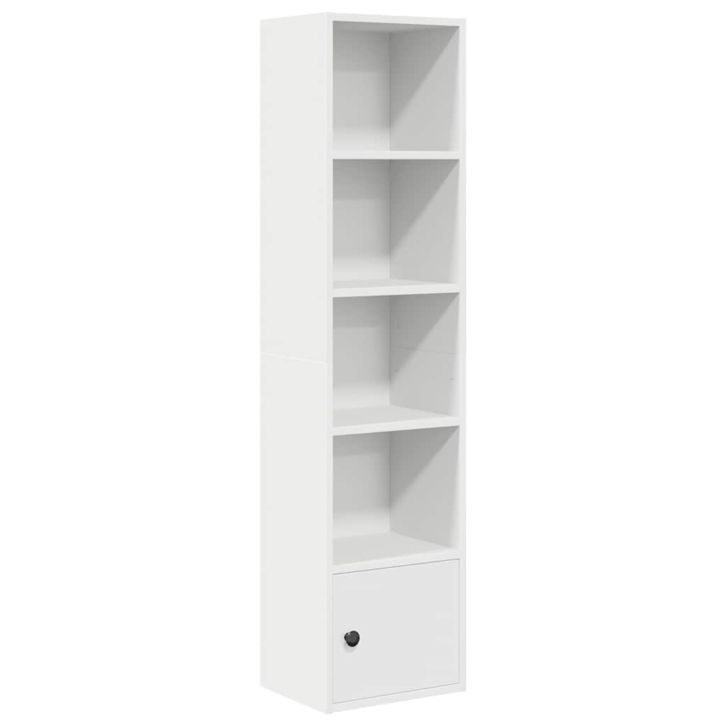 Bookshelf White 31x24x127 cm Wood Material