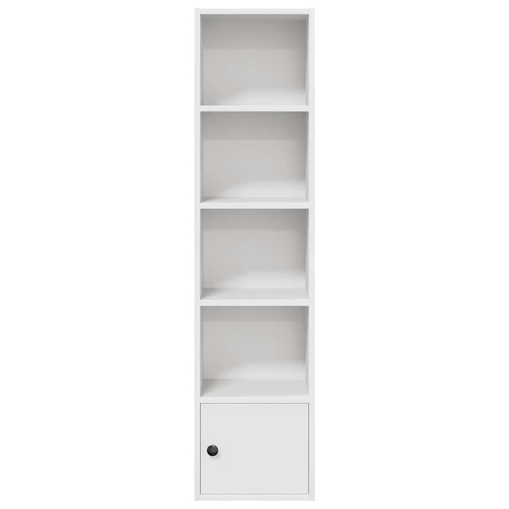 Bookshelf White 31x24x127 cm Wood Material