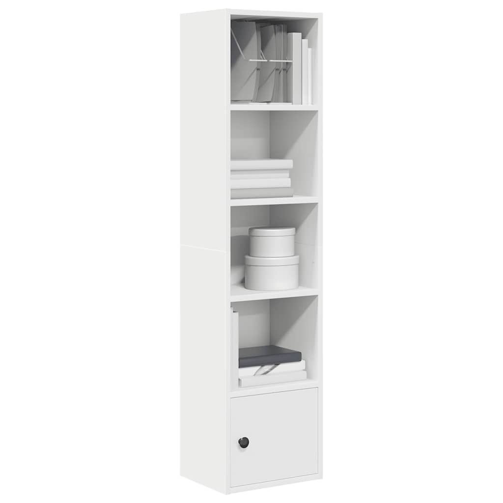 Bookshelf White 31x24x127 cm Wood Material