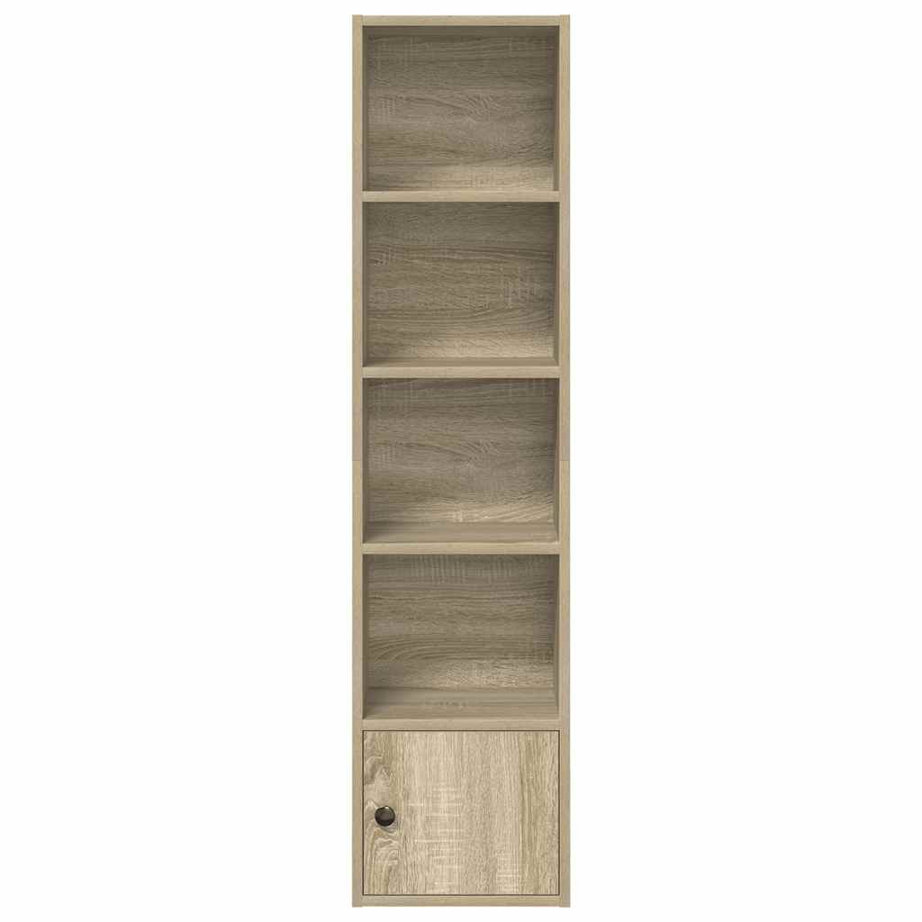 Bookshelf Sonoma Oak 31x24x127 cm Wood Material