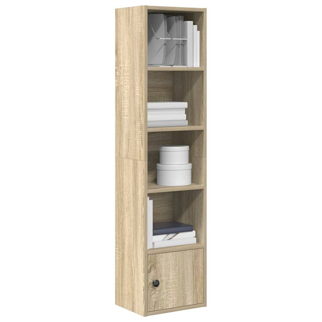 Bookshelf Sonoma Oak 31x24x127 cm Wood Material