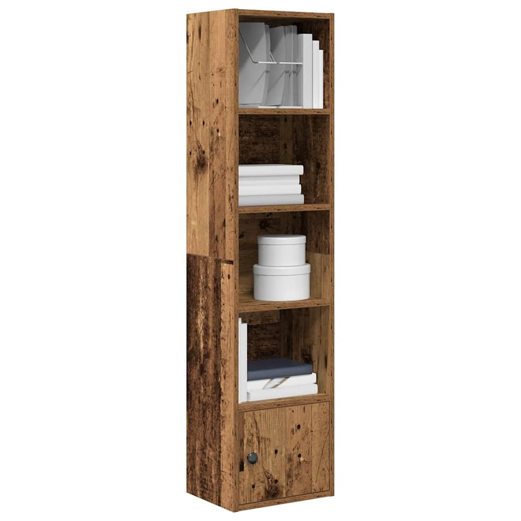 Bookshelf old wood look 31x24x127 cm wood material