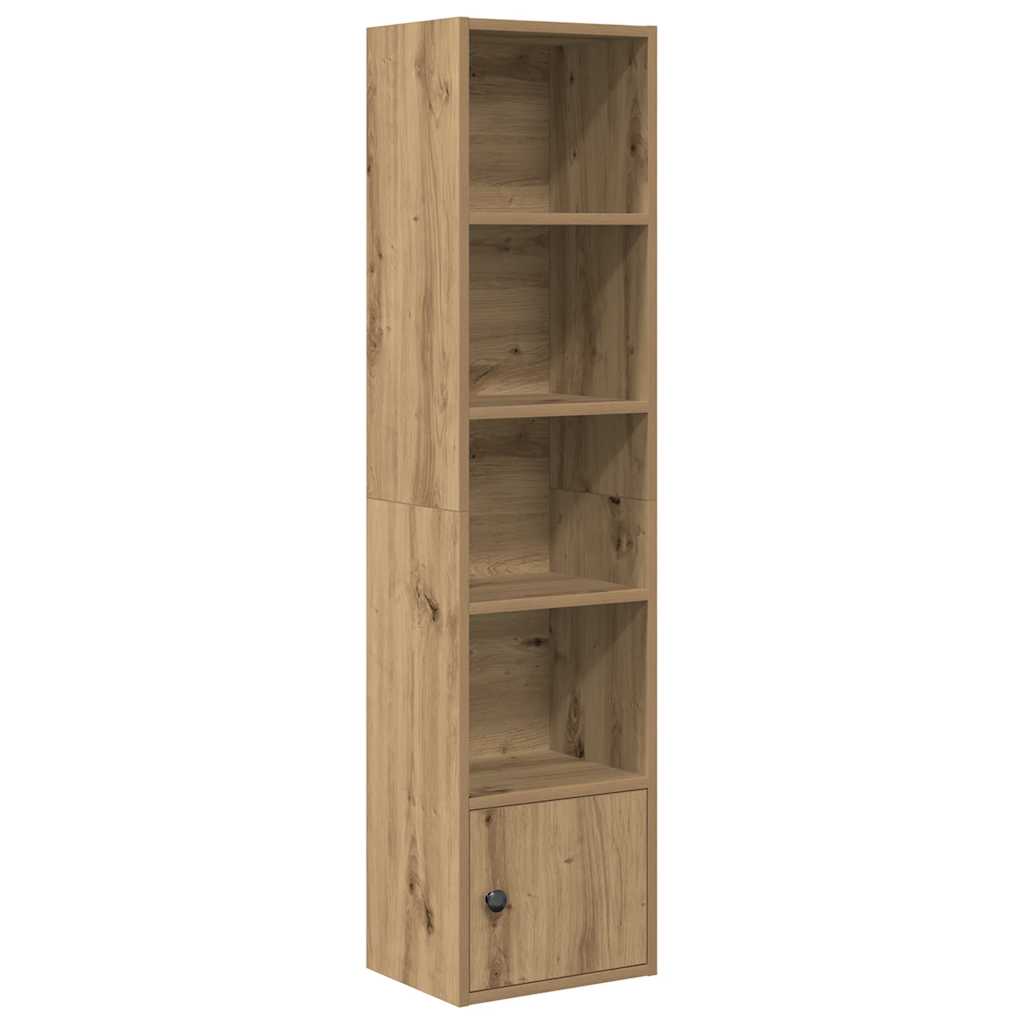 Bookshelf Artisan Oak 31x24x127 cm Wood Material