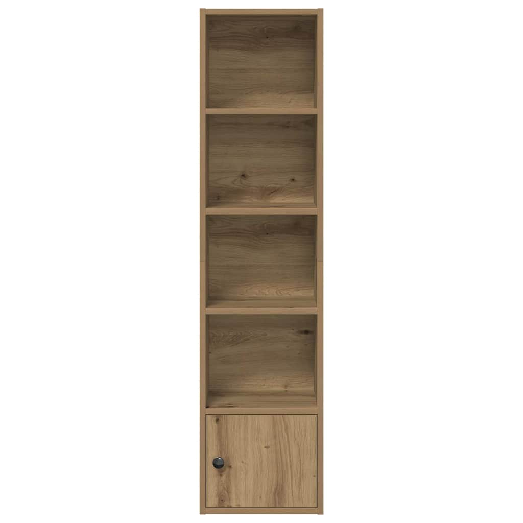 Bookshelf Artisan Oak 31x24x127 cm Wood Material