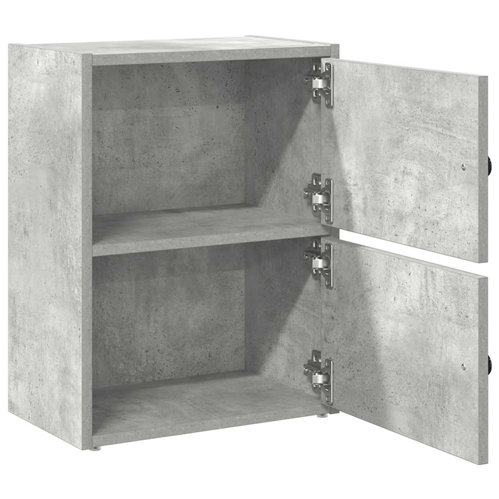 Bookshelf Concrete Grey 40x24x52 cm Wood Material