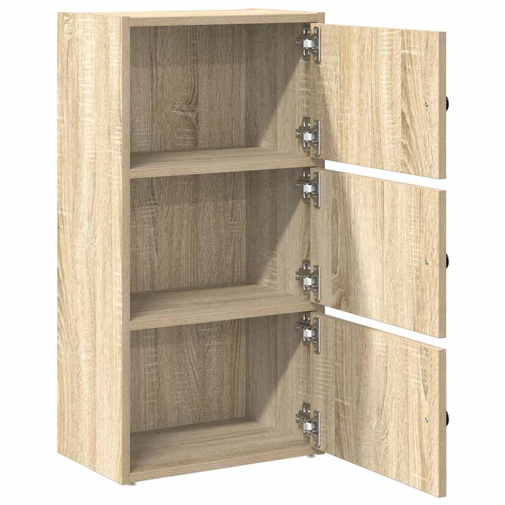 Bücherregal Sonoma-Eiche 40x24x77 cm Holzwerkstoff