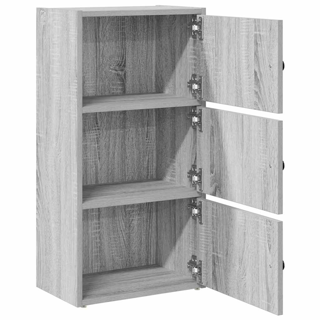 Bookshelf Gray Sonoma 40x24x77 cm Wood Material