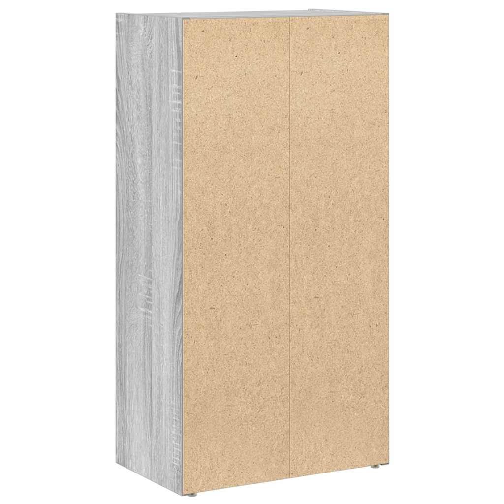 Bücherregal Grau Sonoma 40x24x77 cm Holzwerkstoff