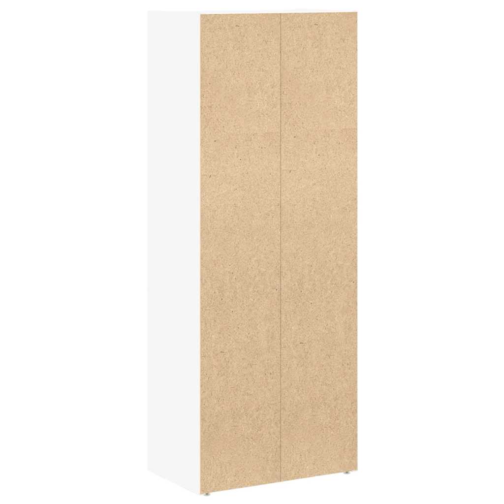 Bücherregal Weiß 40x24x102 cm Holzwerkstoff