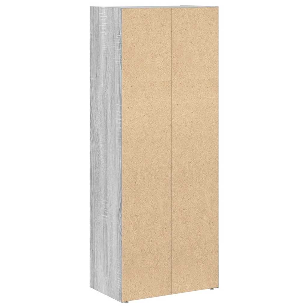 Bookshelf Gray Sonoma 40x24x102 cm Wood Material