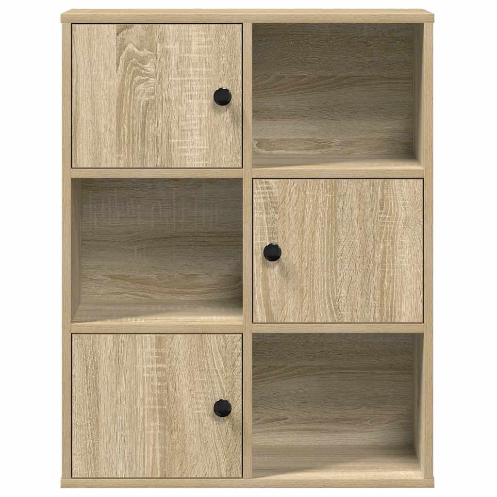 Bücherregal Sonoma-Eiche 60x24x76,5 cm Holzwerkstoff