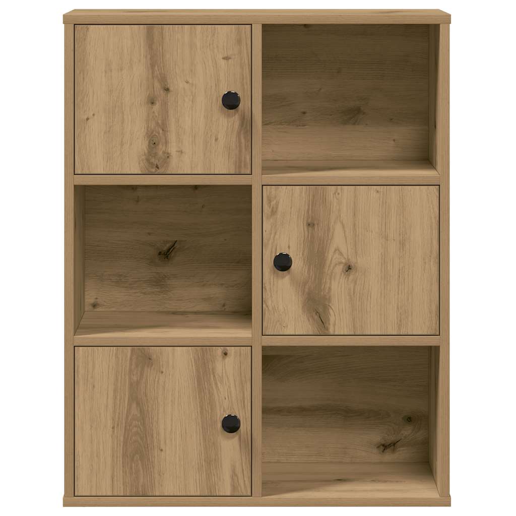 Bücherregal Artisan-Eiche 60x24x76,5 cm Holzwerkstoff